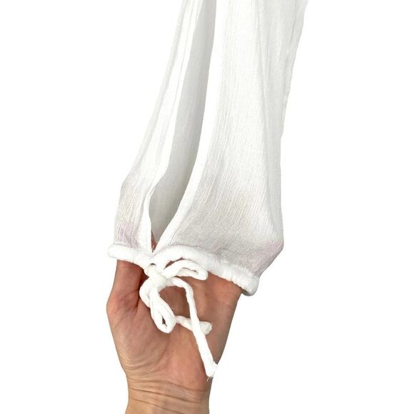 La Blanca‎ embroidered swim cover up tunic top dress Sz L - Picture 4 of 8